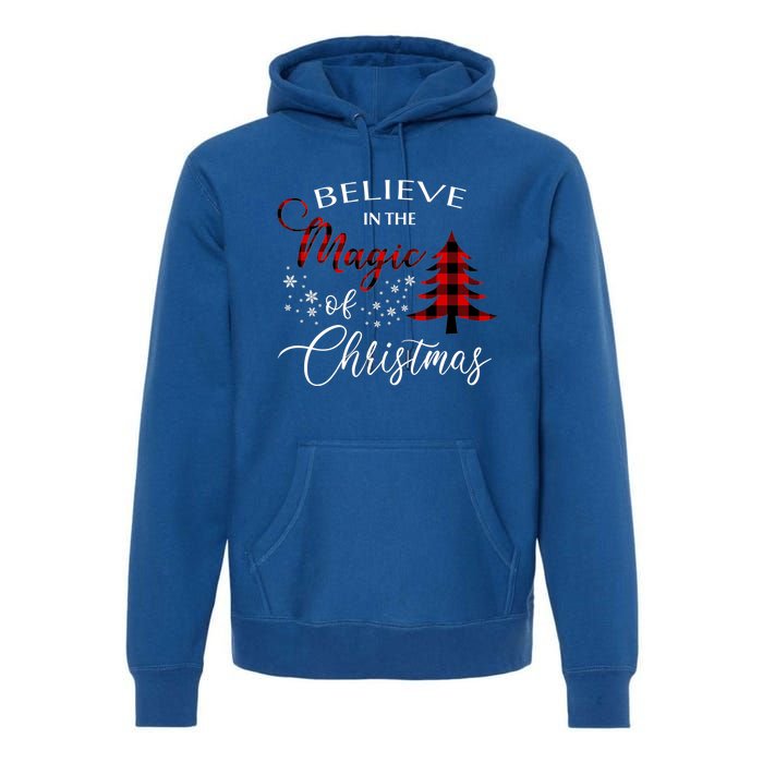 Believe In The Magic Of Christmas Gift Premium Hoodie