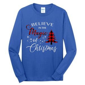 Believe In The Magic Of Christmas Gift Tall Long Sleeve T-Shirt