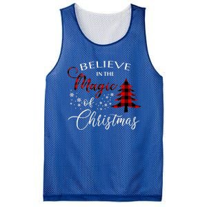 Believe In The Magic Of Christmas Gift Mesh Reversible Basketball Jersey Tank