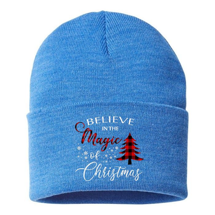 Believe In The Magic Of Christmas Gift Sustainable Knit Beanie