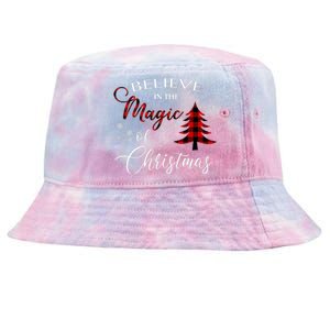 Believe In The Magic Of Christmas Gift Tie-Dyed Bucket Hat