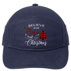 Believe In The Magic Of Christmas Gift 7-Panel Snapback Hat