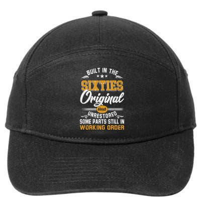 Built In The Sixties Original And Unrestored 7-Panel Snapback Hat