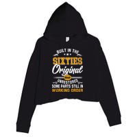 Built In The Sixties Original And Unrestored Crop Fleece Hoodie
