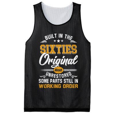 Built In The Sixties Original And Unrestored Mesh Reversible Basketball Jersey Tank
