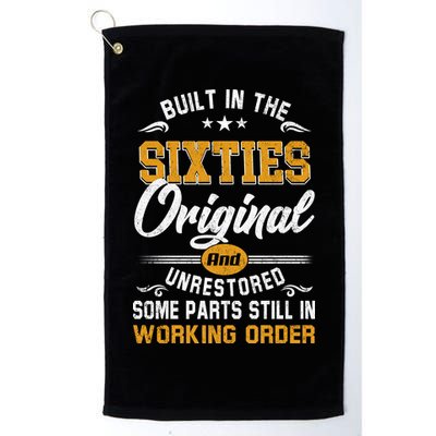 Built In The Sixties Original And Unrestored Golf Towel