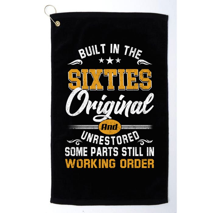 Built In The Sixties Original And Unrestored Golf Towel