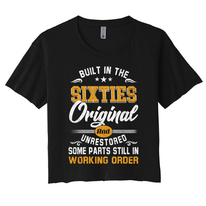 Built In The Sixties Original And Unrestored Crop Top
