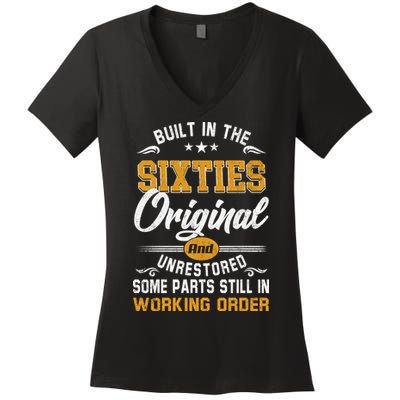 Built In The Sixties Original And Unrestored Women's V-Neck T-Shirt