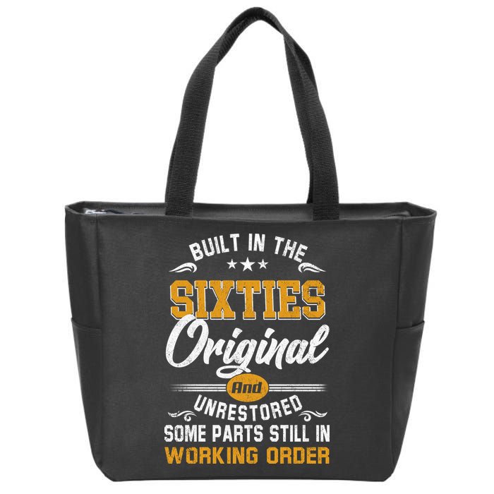 Built In The Sixties Original And Unrestored Zip Tote Bag