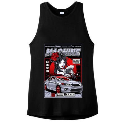 Beast Inside The Machine Ladies PosiCharge Tri-Blend Wicking Tank