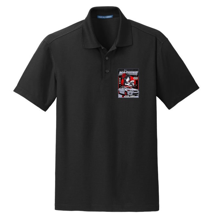 Beast Inside The Machine Dry Zone Grid Polo