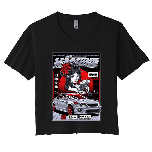Beast Inside The Machine Crop Top