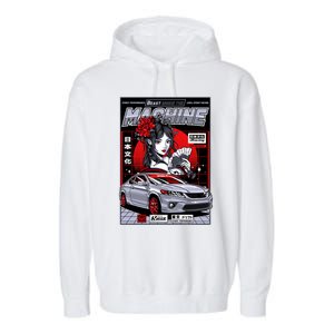 Beast Inside The Machine Garment-Dyed Fleece Hoodie