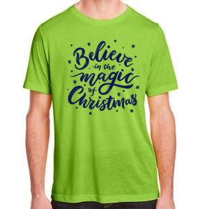 Believe In The Magic Of Christmas Adult ChromaSoft Performance T-Shirt