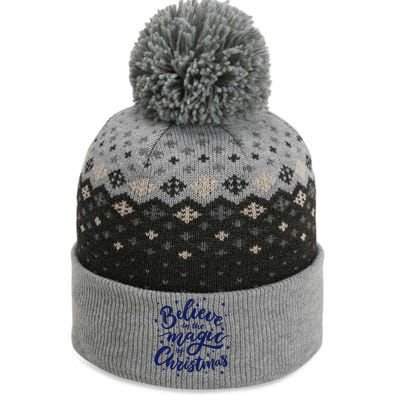 Believe In The Magic Of Christmas The Baniff Cuffed Pom Beanie