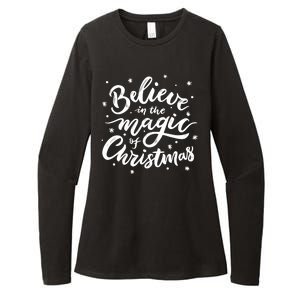 Believe In The Magic Of Christmas Womens CVC Long Sleeve Shirt