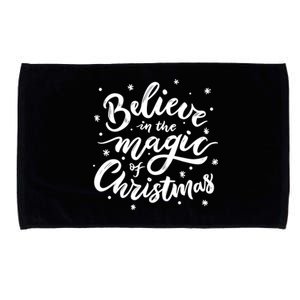 Believe In The Magic Of Christmas Microfiber Hand Towel