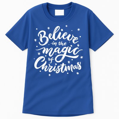 Believe In The Magic Of Christmas Tall T-Shirt
