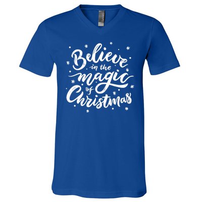 Believe In The Magic Of Christmas V-Neck T-Shirt