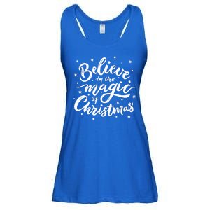 Believe In The Magic Of Christmas Ladies Essential Flowy Tank