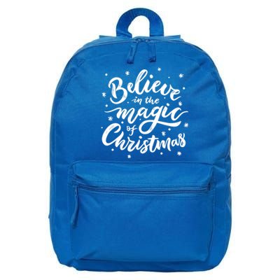 Believe In The Magic Of Christmas 16 in Basic Backpack