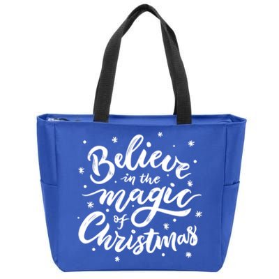 Believe In The Magic Of Christmas Zip Tote Bag