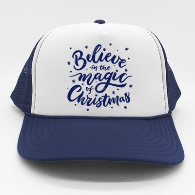 Believe In The Magic Of Christmas Trucker Hat