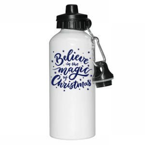 Believe In The Magic Of Christmas Aluminum Water Bottle