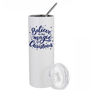 Believe In The Magic Of Christmas Stainless Steel Tumbler