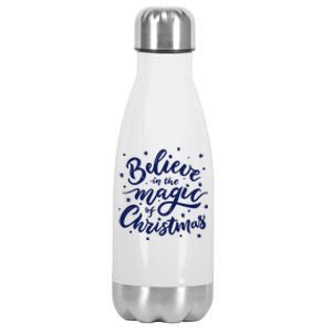 Believe In The Magic Of Christmas Stainless Steel Insulated Water Bottle