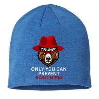 Bear In Trump Hat. Only You Can Prevent Communism. Sustainable Beanie