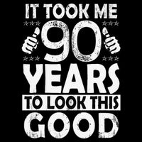 Birthday It Took Me 90 Years To Look This Good Funny 90Year Old Gift City Backpack