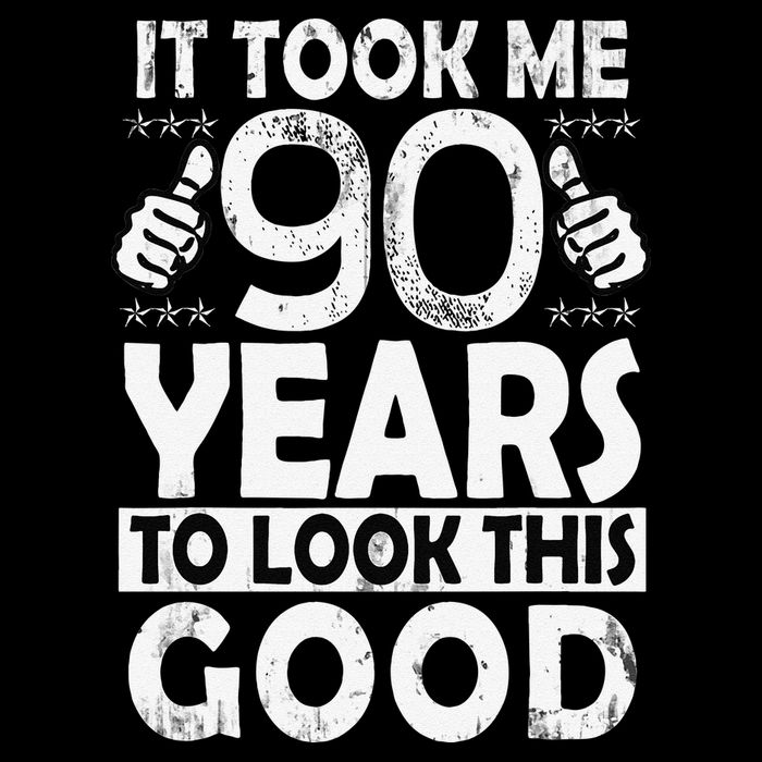 Birthday It Took Me 90 Years To Look This Good Funny 90Year Old Gift Zip Tote Bag