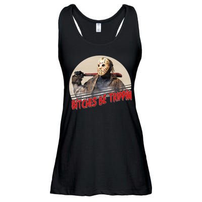 Bitches Be Trippin Horror Movie Fan Ladies Essential Flowy Tank