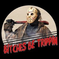 Bitches Be Trippin Horror Movie Fan Tank Top