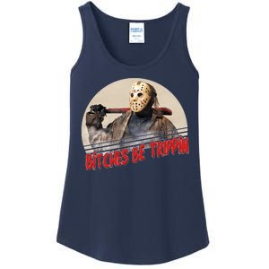 Bitches Be Trippin Horror Movie Fan Ladies Essential Tank