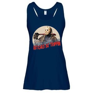 Bitches Be Trippin Horror Movie Fan Ladies Essential Flowy Tank