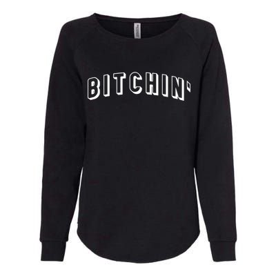 Bitchin Logo Womens California Wash Sweatshirt