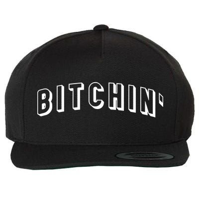 Bitchin Logo Wool Snapback Cap