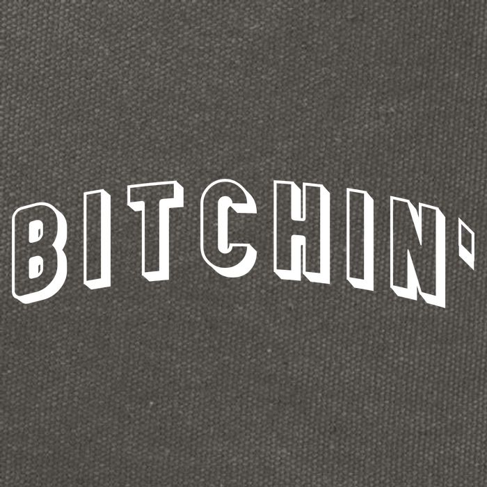 Bitchin Logo Cotton Canvas Backpack