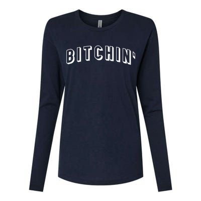 Bitchin Logo Womens Cotton Relaxed Long Sleeve T-Shirt