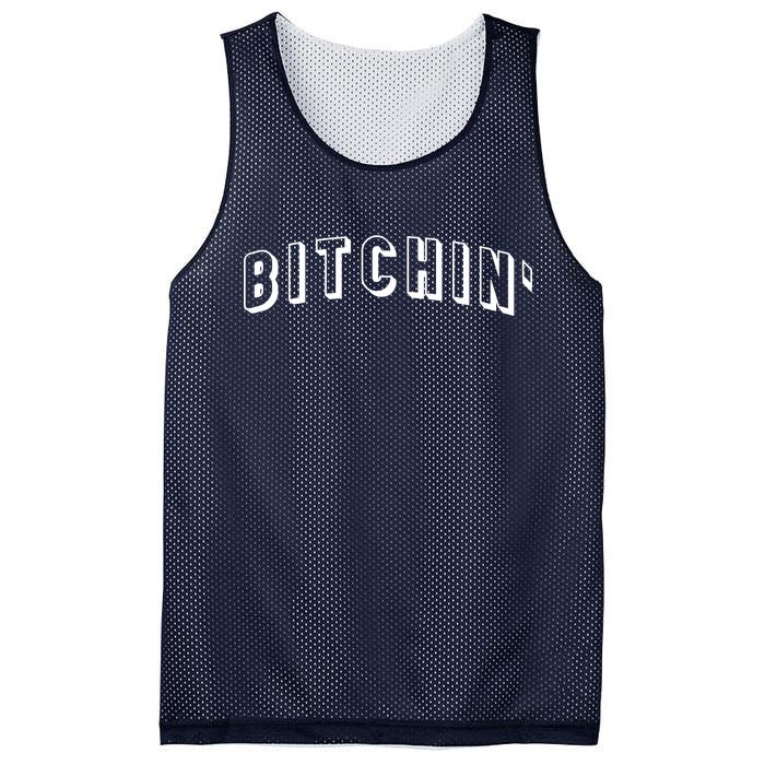 Bitchin Logo Mesh Reversible Basketball Jersey Tank