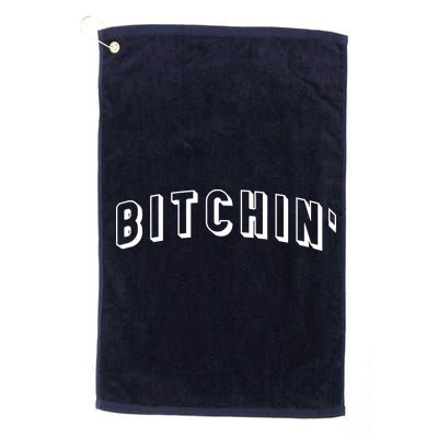 Bitchin Logo Platinum Collection Golf Towel