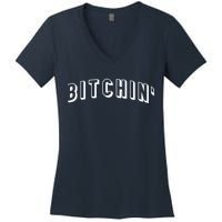 Bitchin Logo Women's V-Neck T-Shirt