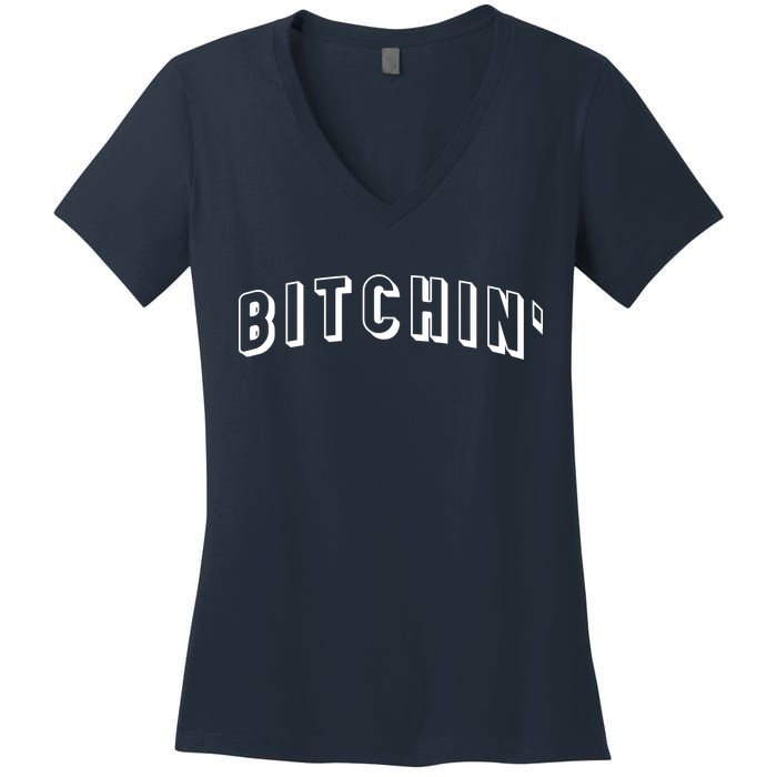 Bitchin Logo Women's V-Neck T-Shirt