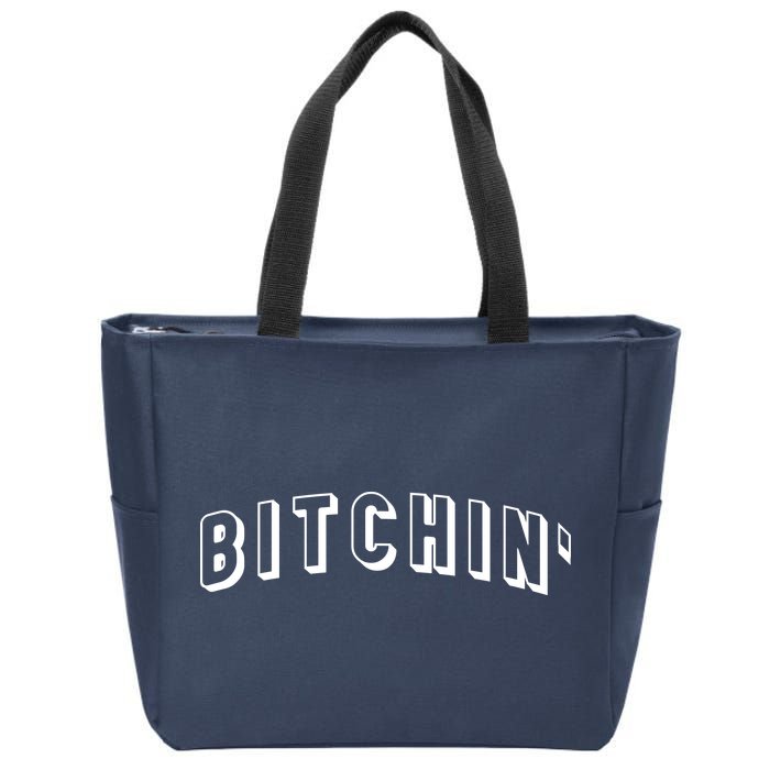 Bitchin Logo Zip Tote Bag