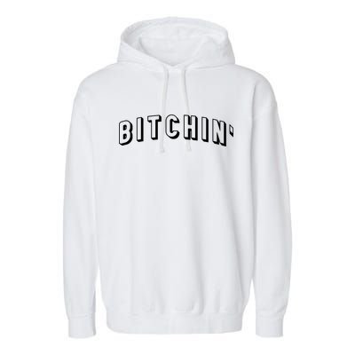 Bitchin Logo Garment-Dyed Fleece Hoodie