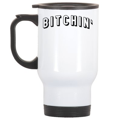 Bitchin Logo Stainless Steel Travel Mug