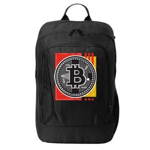 Bitcoin Abstract City Backpack